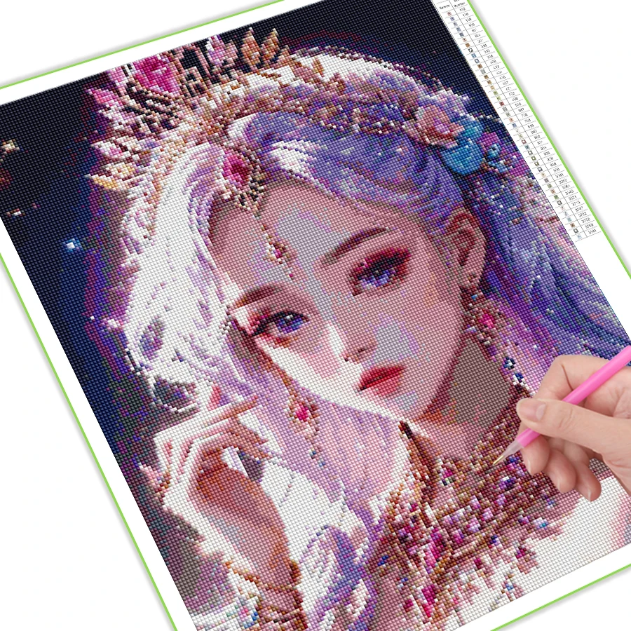 Diy Full Diamond Painting New Collection 2023 Ancient Chinese Beauty 5D Mosaic Arts Rhinestone Embroidery Girl Picture