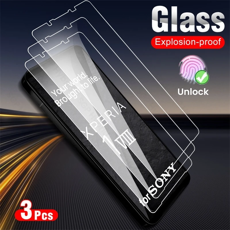 Für Sony Xperia 1 VIII 5G Glas 3 Stück 9H Displayschutzfolien Xperia1VIII Schutzglas auf Xperia1 VIII 1VIII gehärtete Glasfolie