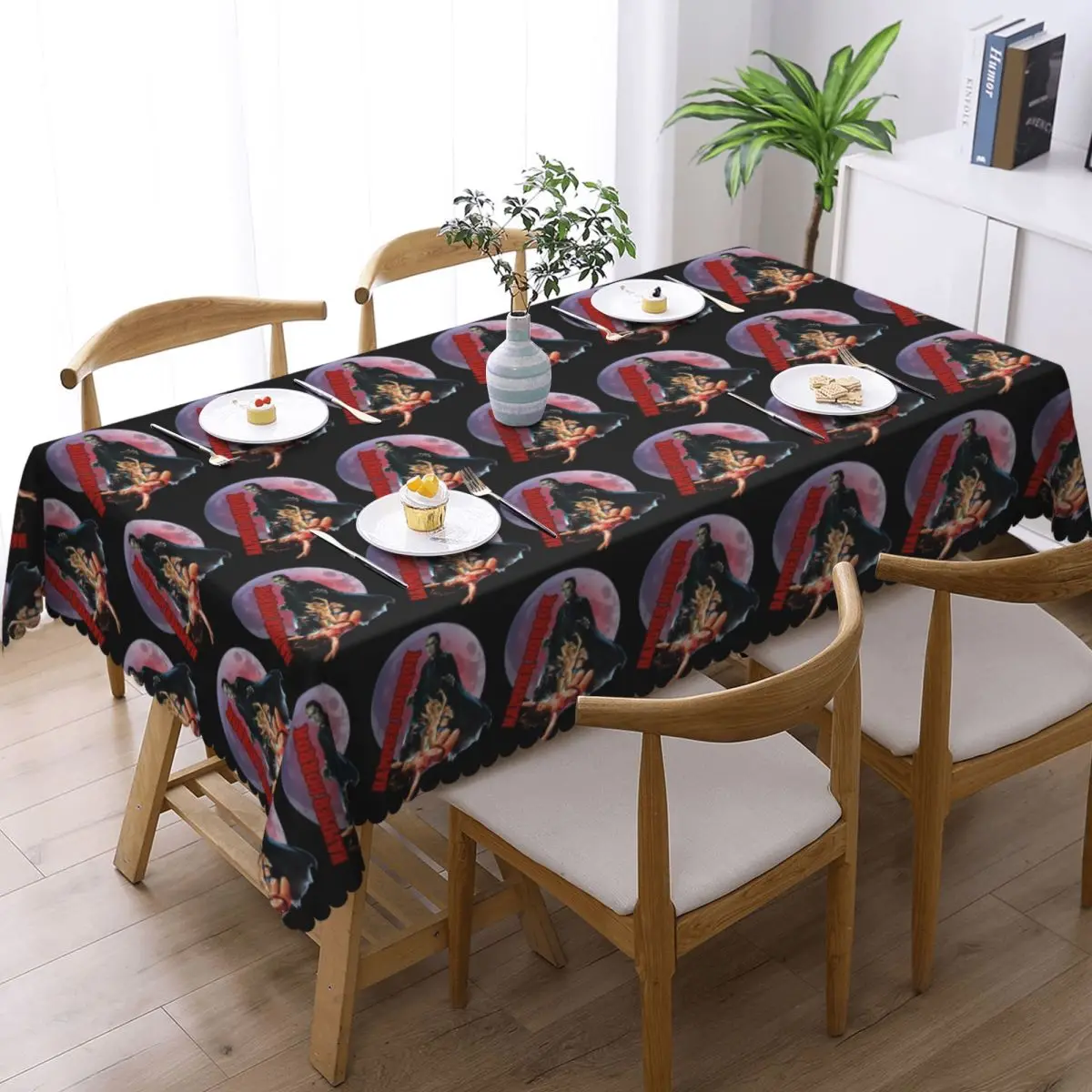 Hammer Horror Tablecloth Restaurant Kitchen Rectangular Tablecloth Festival Party Decorations Tablecloth Dining Table Cover