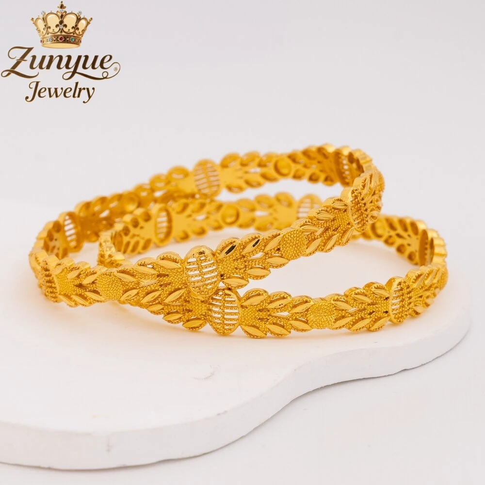Sand Gold Wheat Ears Three-Dimensional Hollow Bracelet Luxury Quality Jewelry Fashion Jewelry Exquisite Charms Popular Elegant