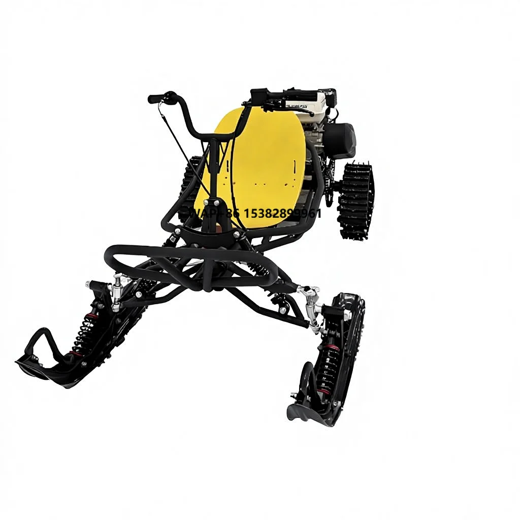 Ice Snow Edition Crawler Kart Track Car Scenic Spot Snow Field Cross-country Ice Surface Snowmobile Steel Tube Frame 3.5L