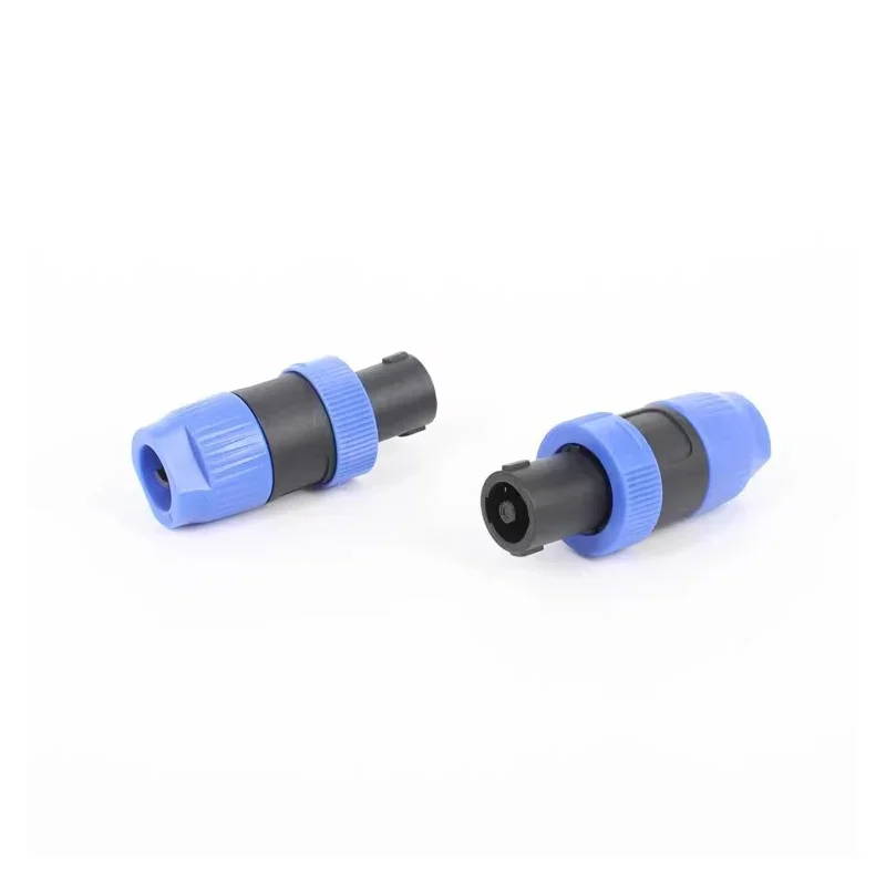 5/20/100PCS Speakon 4Pin Blue Plug Speaker Cable Connectors 4 Pole Powercon Plug Male Audio Connector