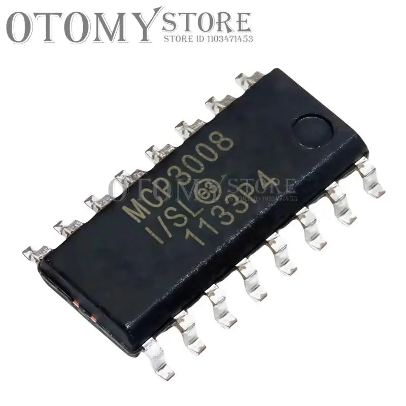 100% New MCP3008-I/…