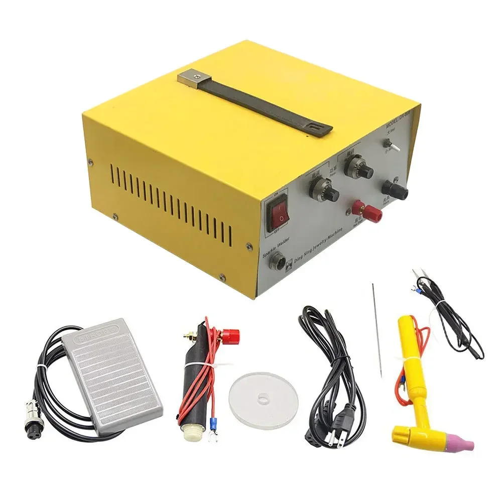 Automatic 80A Mini Spot Welding Machine Jewelry Welder Gold Silver Copper Lines Small handheld Numerical Control Laser 30A 110v