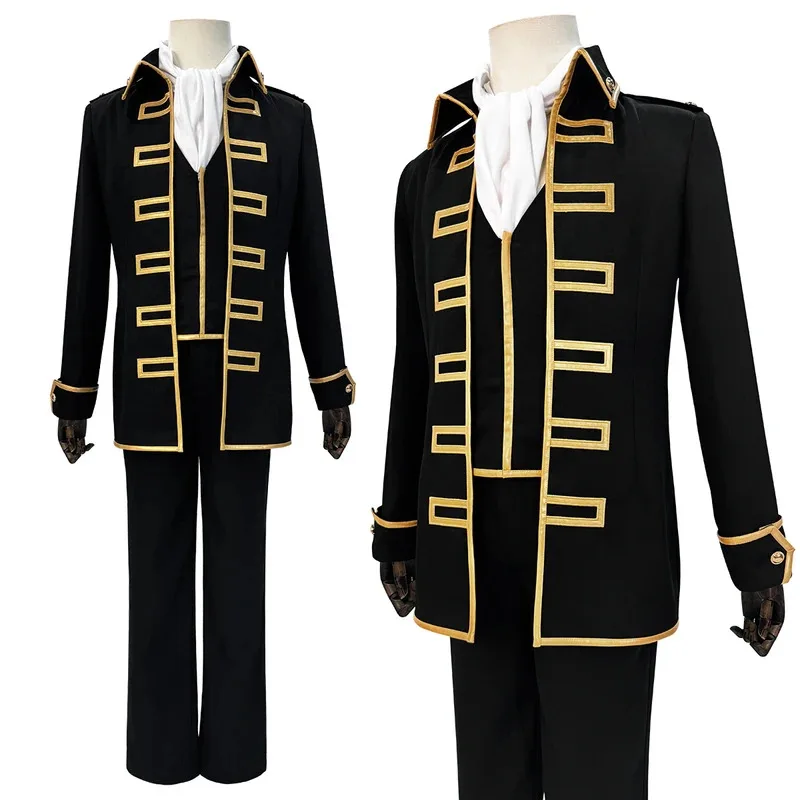 

HOLOUN Gintama Anime Okita Sogo Hijikata Toushirou Kondou Isao Cosplay Costume Coat Vest Pants Cos Halloween Christmas Gift