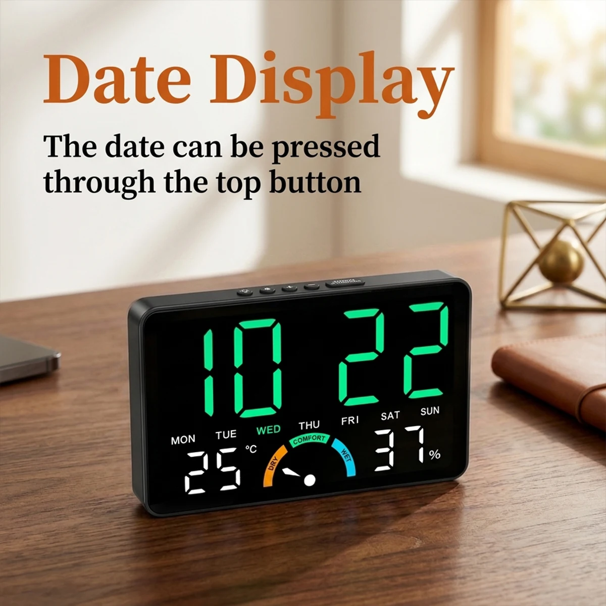 Nieuwste digitale klok LED-wek - Led Desk Clock recensie en prijs