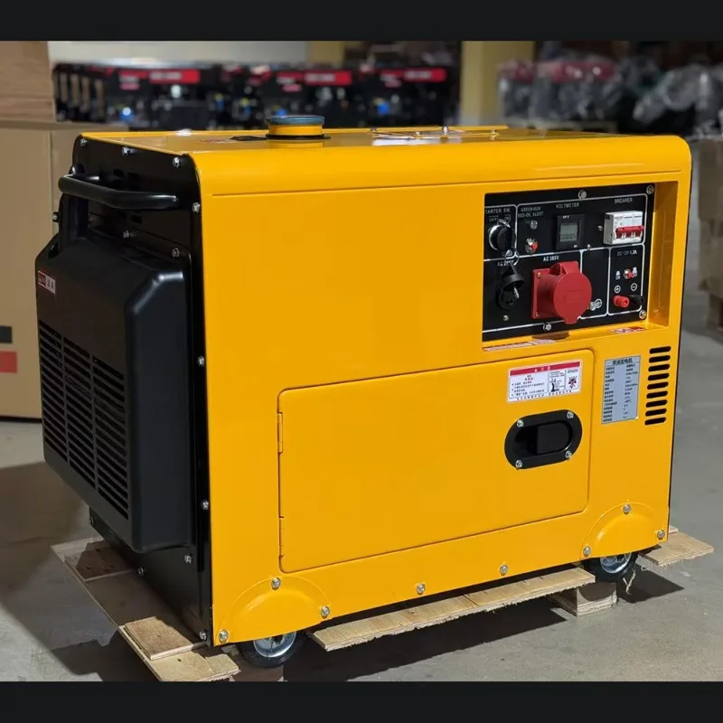 Hot Selling Ultra Quiet Diesel Generator 5.0/5.5kw Auto Start Single/Three-Phase 50Hz 220V