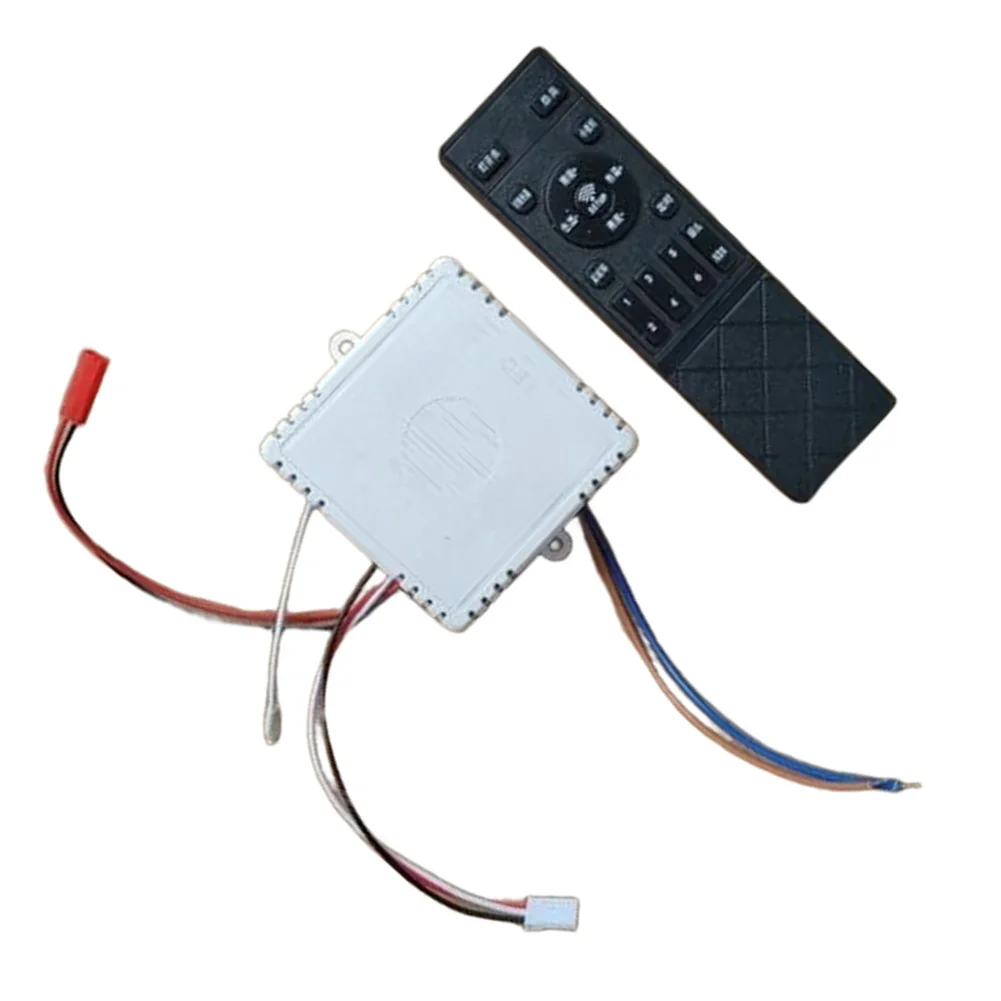 2026 Smart= DC Fan Controller With Dual LED= Driver 140W Remote Kit Adjustable Speed= Light Switch For Ceiling Fan Replacement