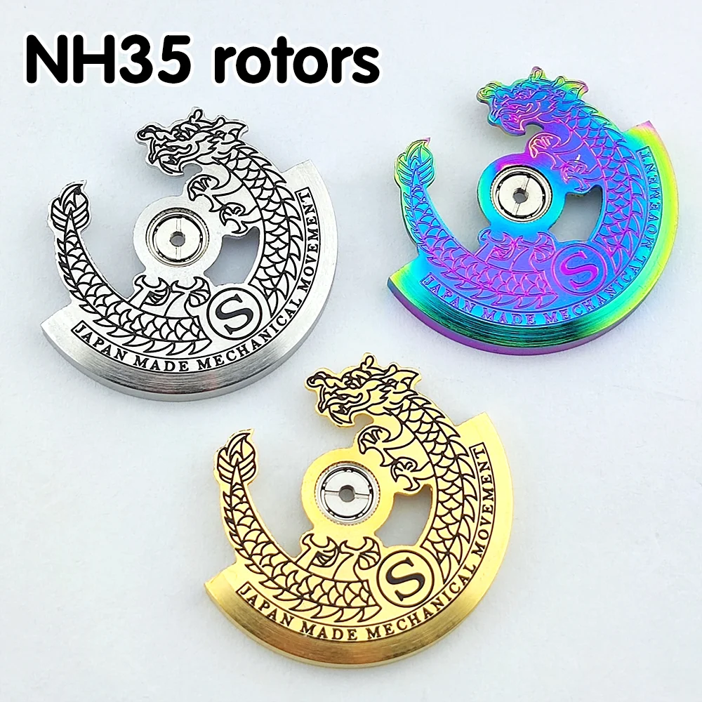 NH35 movement rotor dragon movement tourbillon automatic mechanical movement watch parts replacement parts watch custom parts