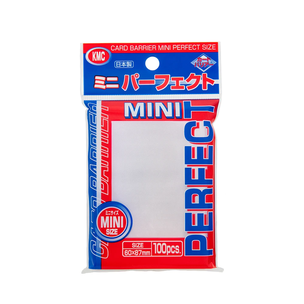 Funda transparente KMC para cartas de juego de mesa, Protector exterior para tarjetas de juego YGO, ajuste perfecto, 60x87mm, 100 piezas
