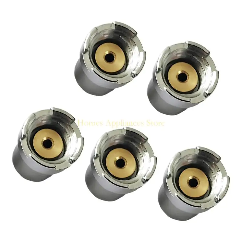 Adaptador magnético rosca d0ab, 5 peças, compatibilidade universal, fácil instalação, construção latão e ferro para