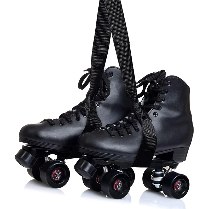 Correa de patín de ruedas para botas de esquí, correa de transporte ajustable para botas de Snowboard, correa de hombro para patines de hielo, 4 piezas