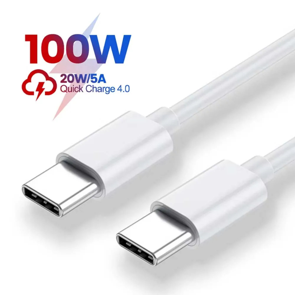 PD 100W USB C to Type C Cable Fast Charge Data Cable For iPhone 16 15 Pro Max Samsung S23 Xiaomi Huawei Macbook iPad Data Line