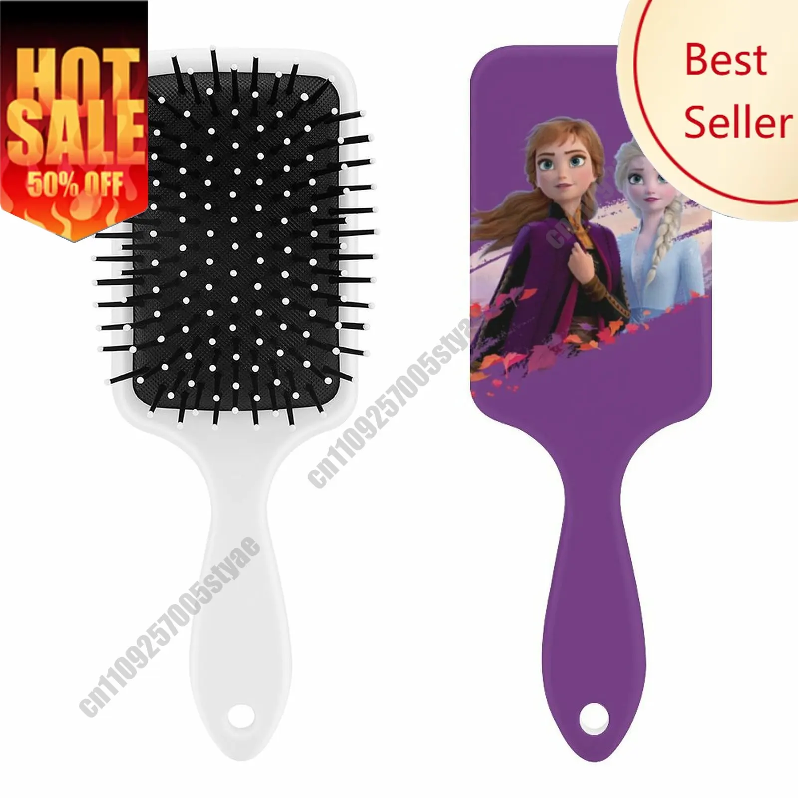 

Anna Air Cushion Comb Disney Princess Custom Engraved Name Comb Personalized Hair Styling Tool Holiday Daily Grooming Accessory