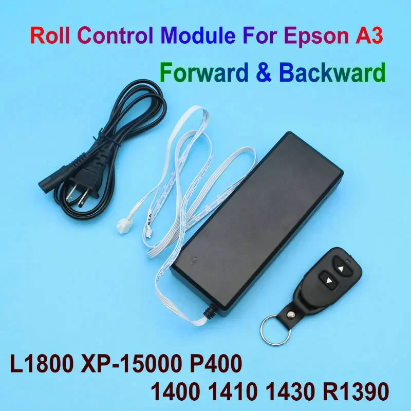 

DTF Save Film Roll Controller Printer Roll Control Forward Backward No Margin For Epson L1800 R1390 1400 1410 1430 XP-15000 P400