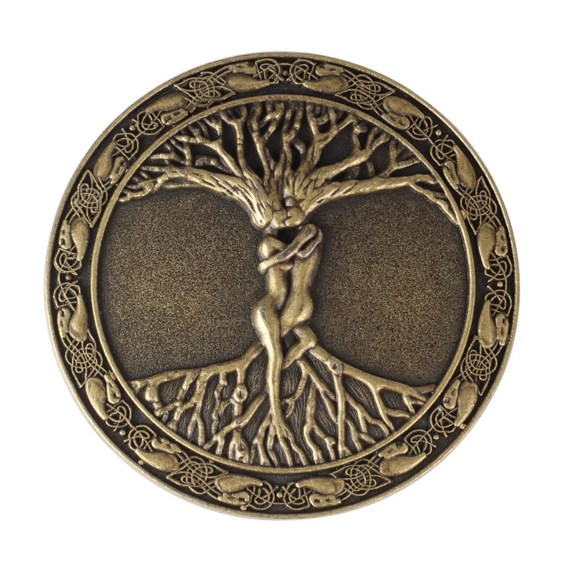 Fibbia per cintura in lega Big Tree YonbaoDY K453 Non piacciata da guadagni esterni, non tristificata da perdite personali