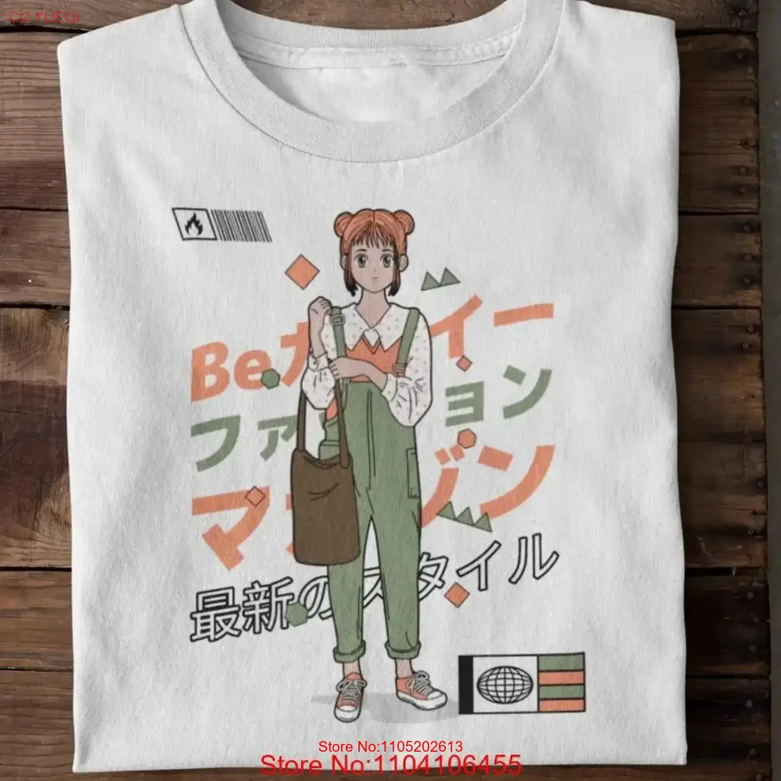 

Anime T shirt For Lovers Manga Premium Cotton 8 vintage Washed homme designer clothes Stretched Unisex Stylish streetwear Soft