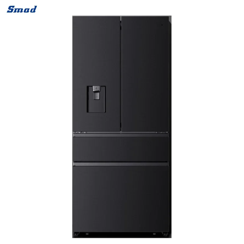 # for Best Selling 486L 220V/50Hz Black Stainless Steel Finishing French Door Freezer Refrigerator for Home Use DM-632WS3