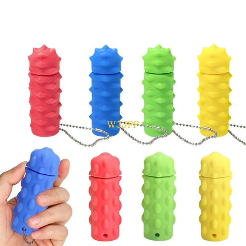 

W3JF Mini Roller Massage CoolChain для снятия стресса Тихая осторожная игрушка с текстурией с текстурированной рукой