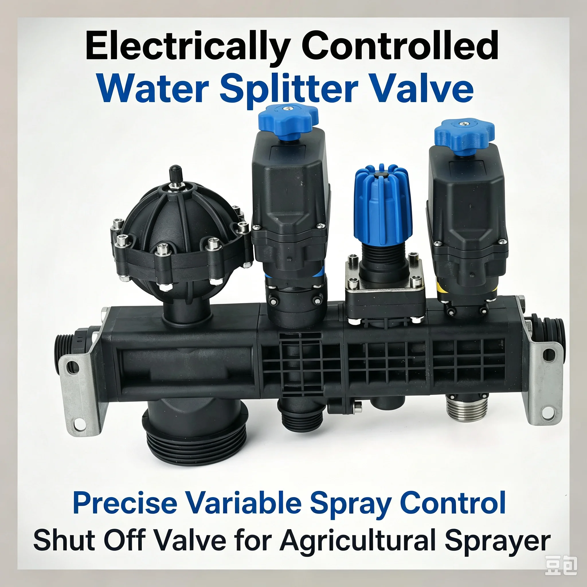lectronic Multi Outlet Spray Manifold Assembly, Precision Flow Shutoff Control Component for Farming Sprayer System