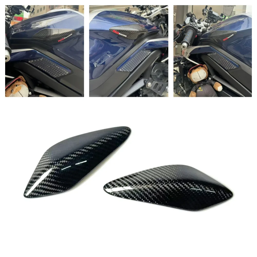 

For Triumph Street Triple 765 S R RS 2023-2025 Fuel Tank Protective Case Motorcycle Modified Shell Decoration Sliders Protector