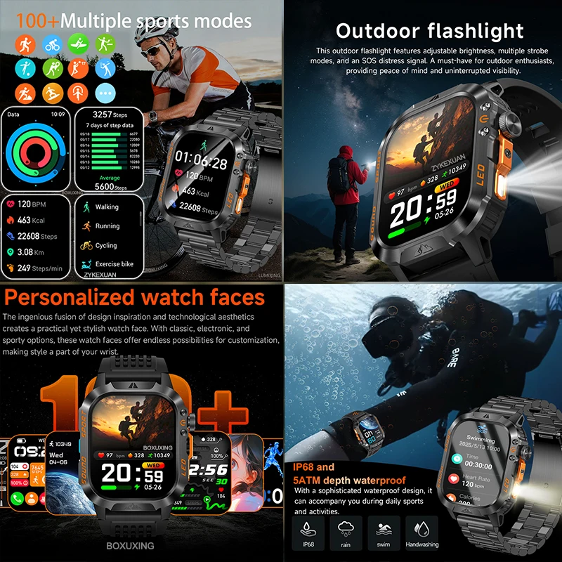 Новые умные часы с аккумулятор – обзор и цена Smartwatch Professional Watches For Men
