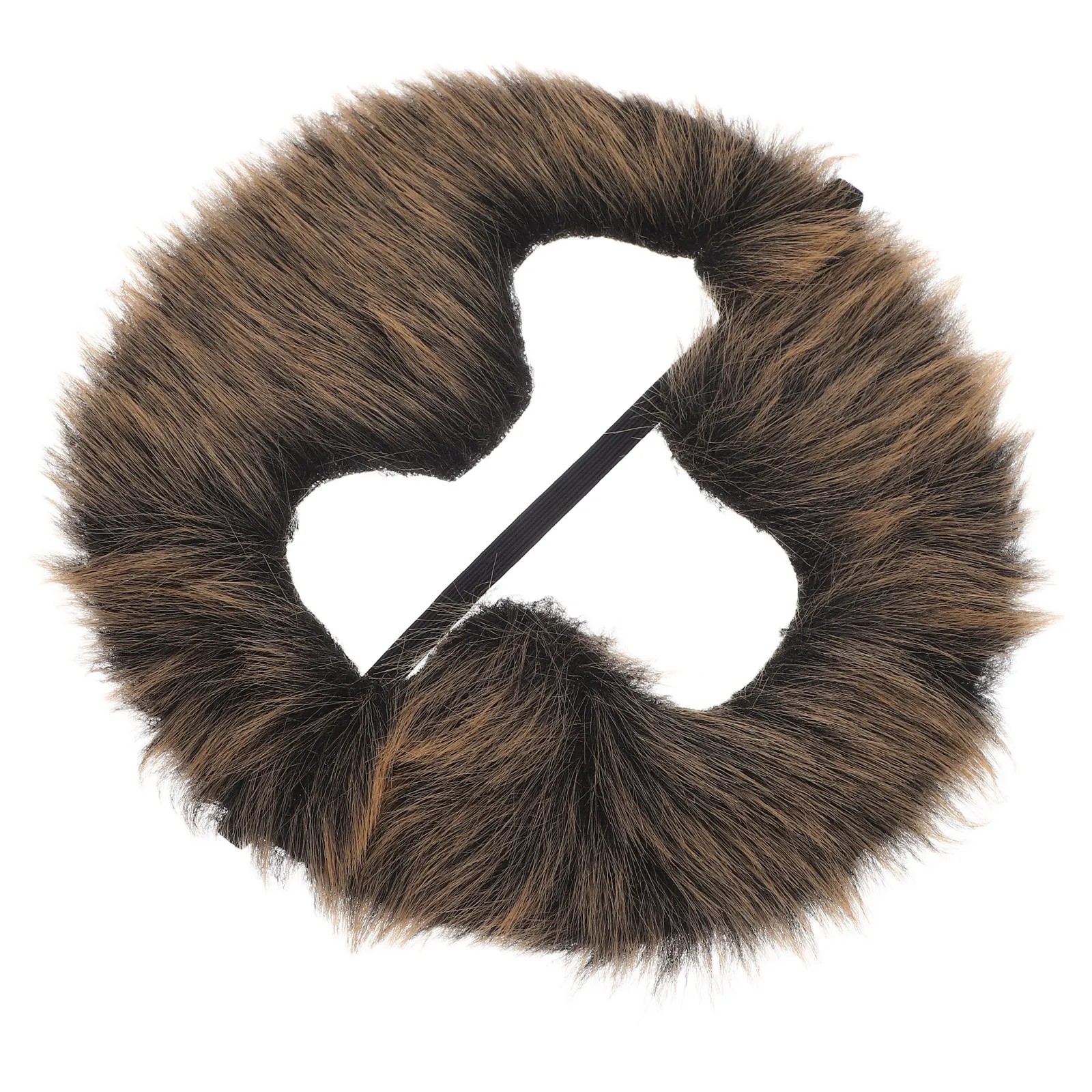 Realistic Brown Monkey Beard Costume Fake Facial Hair Adult Holiday Masquerade Cosplay Stage Prop