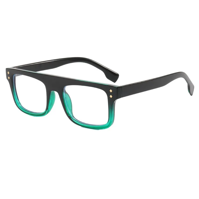 نظارات مضادة للضوء الأزرق للنساء والرجال، نظارات طبية مربعة أنيقة لقصر النظر وقصر النظر وإطار نظارات