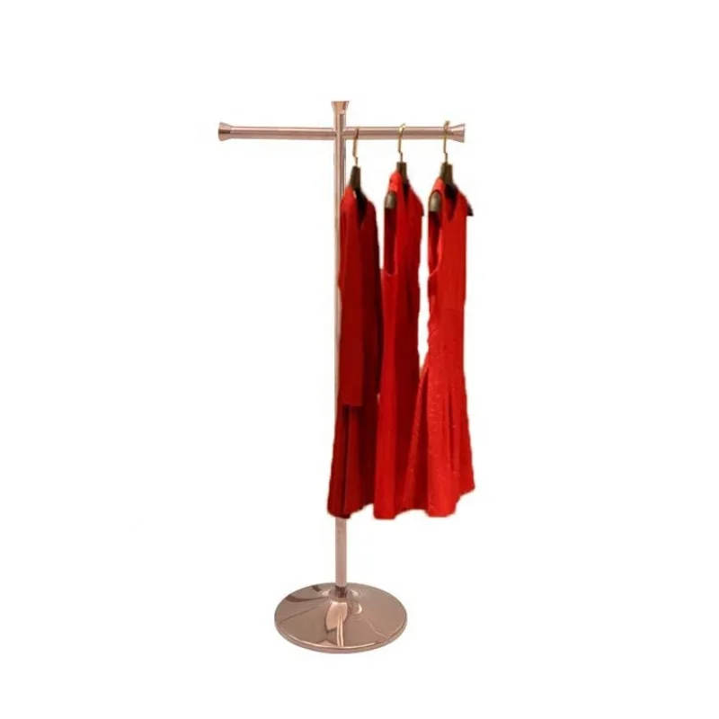 Custom. Stainless Steel rose standing alone clothes rack