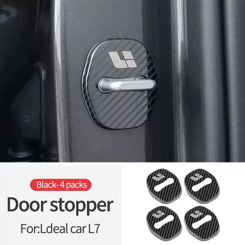 Silicone Car door lock buckle Protection Cover For LEADING IDEAL LiXiang L9 L8 L7 door shock absorber cushion silent accessories