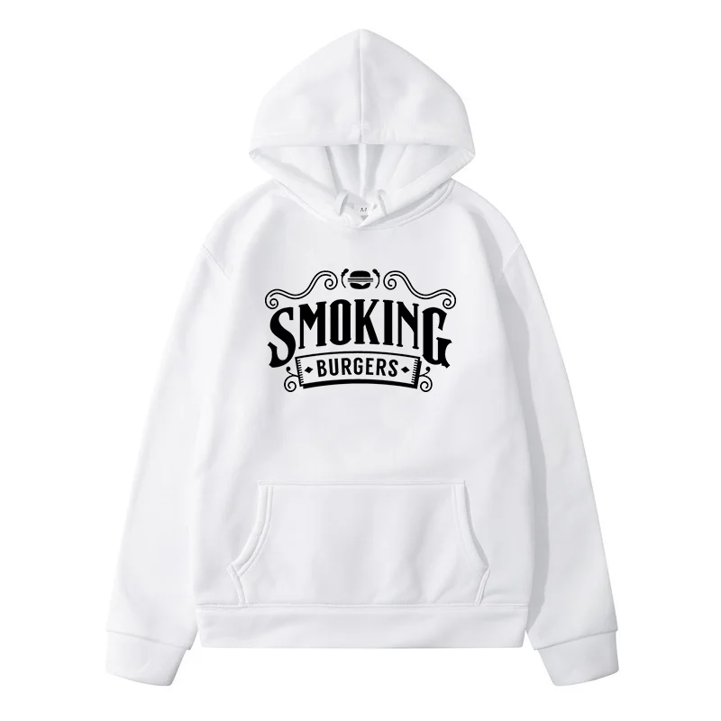 

Smoking Letter Design Fashion Long Sleeve Casual New in Hoodies & Sweatshirts Sweatshirts for Men Men's Winter Sweater 2024 Y2k