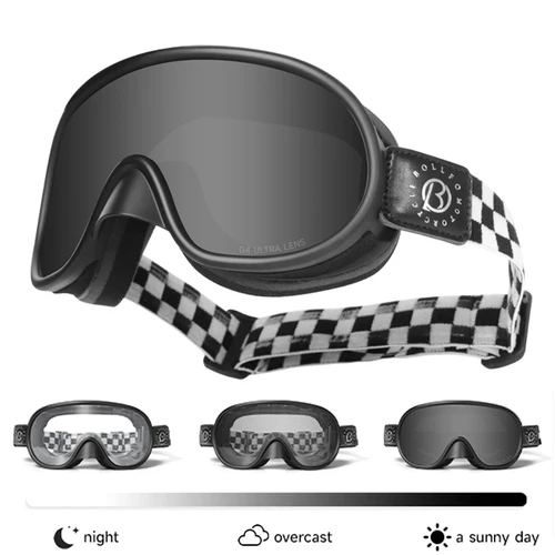 Gafas fotocromáticas con protección UV para Motocross, gafas de carreras antiviento a prueba de polvo para ATV todoterreno, Dirt Bike, motocicleta, Antiparras