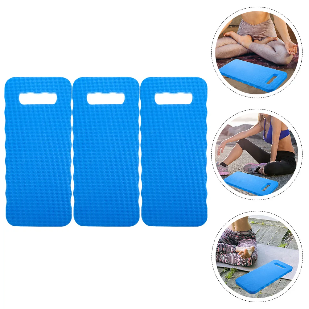 

3 Pcs Kneeling Mat Take Bath Garden Pedestal Fitness Pads for Men Gardening Eva Work