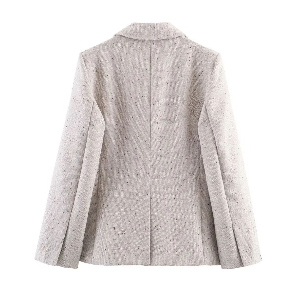 Fashionable Casual Slim Fit Suit Jacket Women's Cross-Border Apparel Organic Cotton Elderly Women's Pure Color Workwear