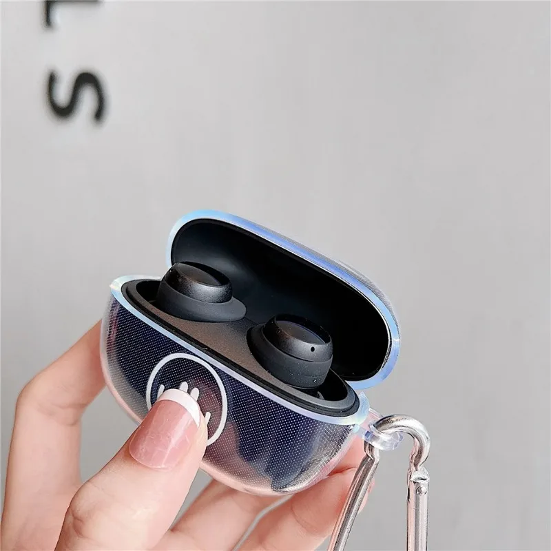 Funny For Smiley Flower Soft Silicone Earphone Case For Xiaomi For Redmi Buds 3 Lite Astronaut Transparent Headphone Protection