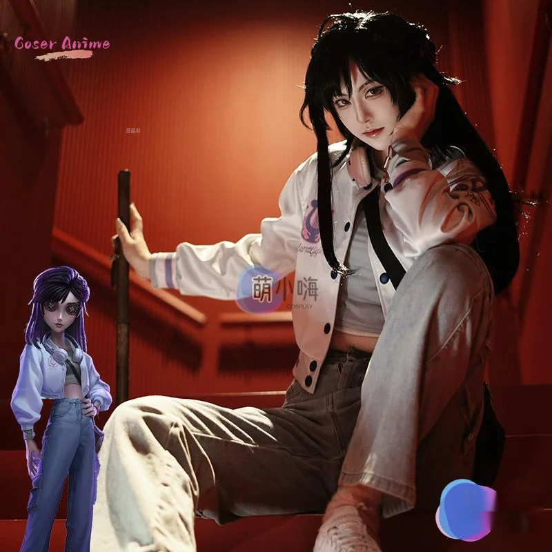 Coser Spiel Identität V Evelyn Mora Cosplay Kostüm Uniform Halloween Karneval Party Weihnachten Spielen Rolle Kleidung Kleidung