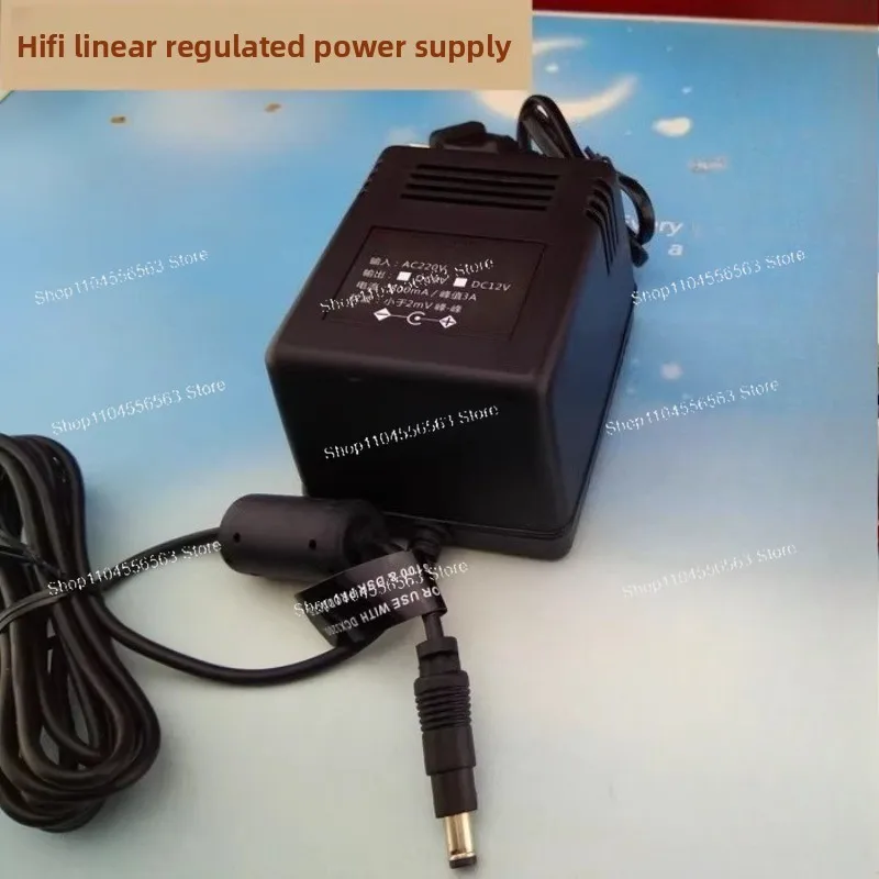 10W Linear Power Adapter for Audio, Universal for DAC/Headphone Amp/Streamer, Compatible with CD Player/Set-Top Box/Radio