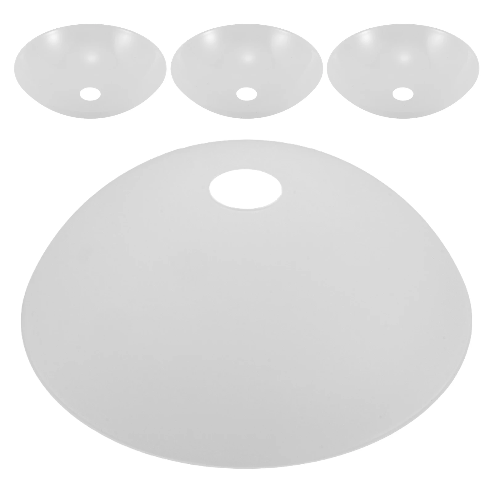 

4pcs Cream Pendant Lamp Shade Replacement Pvc Drum Lampshade Bedroom Ceiling Light Lighting Decorative Plastic Shade