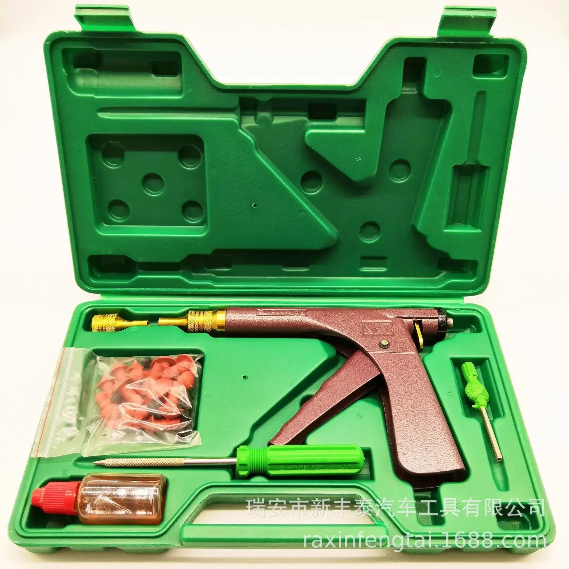 2026 Auto Bike tubeless Tire Repair Puncture Plug Garage motorcycle Vacuum Tire Repair Gun Car Tire Block Air Leaking kit