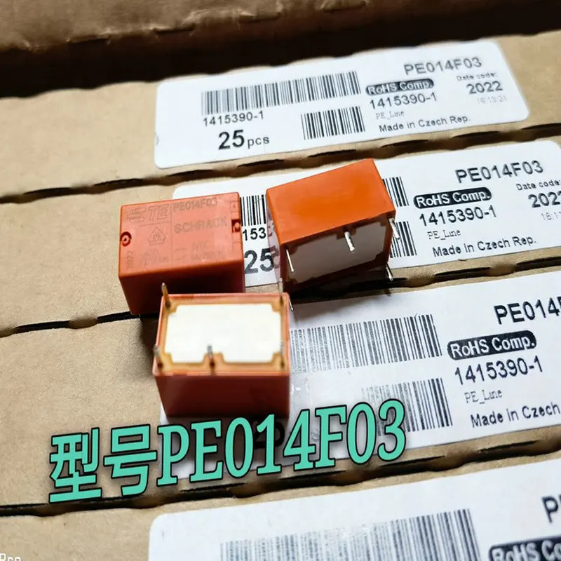 5PCS TE PE014F03 relay brand new original 1415390-1 SCHRACK Miniature PCB Relay PE bistable