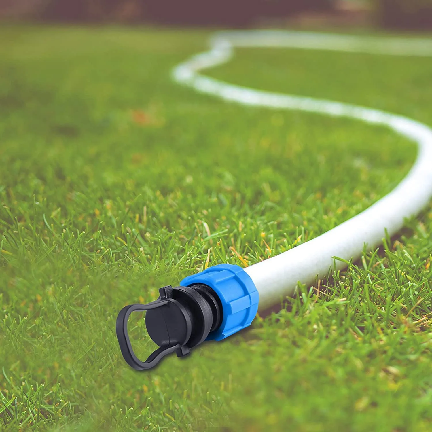 12 ชิ้นหยดชลประทานท่อ End Cap Plug 1/2 นิ้ว Universal End Cap Fitting, ใช้งานร่วมกับ 16-17 มิลลิเมตรหยดเทปท่อ