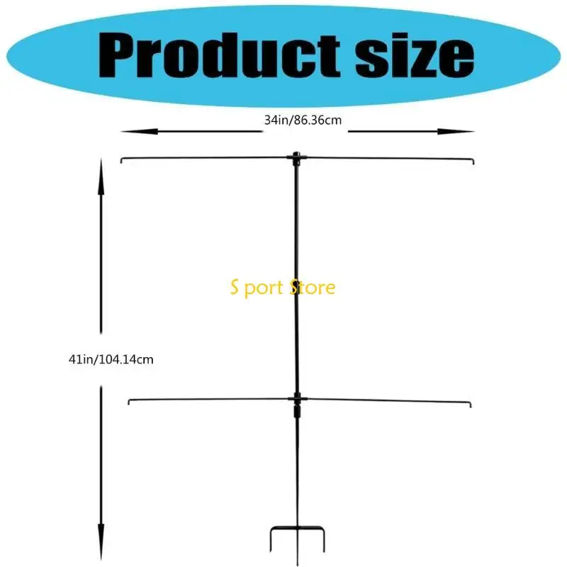 U2JB Paper Targets Stand with 8 Metal Clip for Shoot Ranges or Backyard Practice Adjustable Height Targets Stand