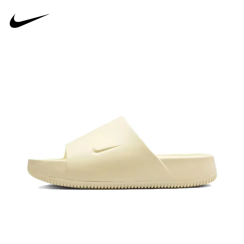 Мужские и женские нескользящие шлепанцы Nike Calm Slide Mule, универсальные удобные уличные сникерсы