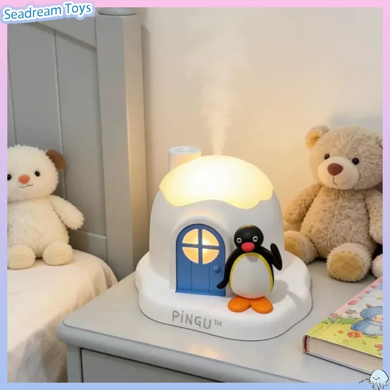 MARTUBE Pingu Snow House Humidifier Mini Household Desktop Humidifier Ultra Quiet Mist Humidifier For Bedroom Ornament Gift view 2