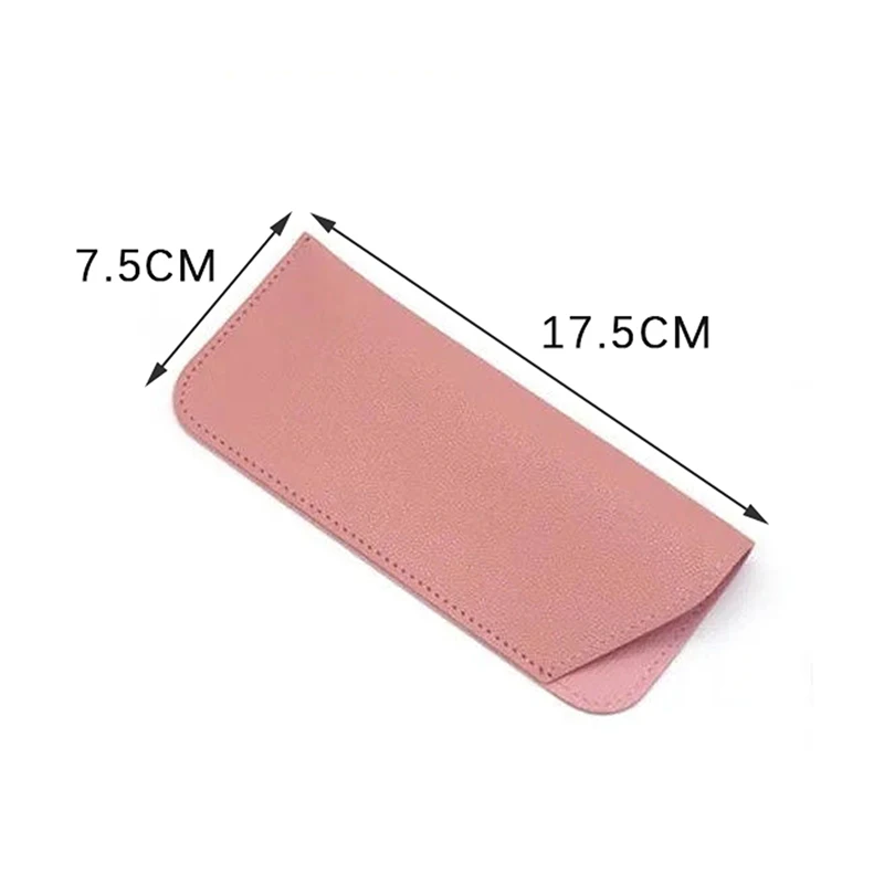 PU Leather Protective Glasses Bag, Óculos de sol, Bolsa de óculos de leitura, Eyewear Protector Case Box