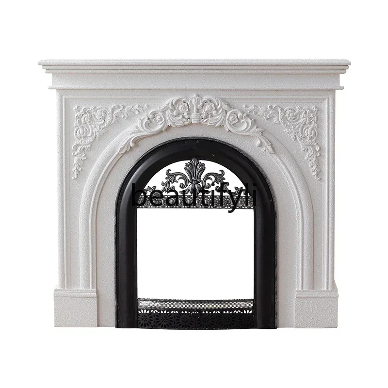 

Французский камин, имитация пламени, обогреватель, электронный камин, ретро гравировка