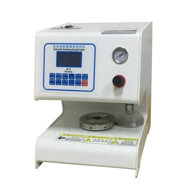 

Burst resistance testing machine Cardboard bursting strength Automatic