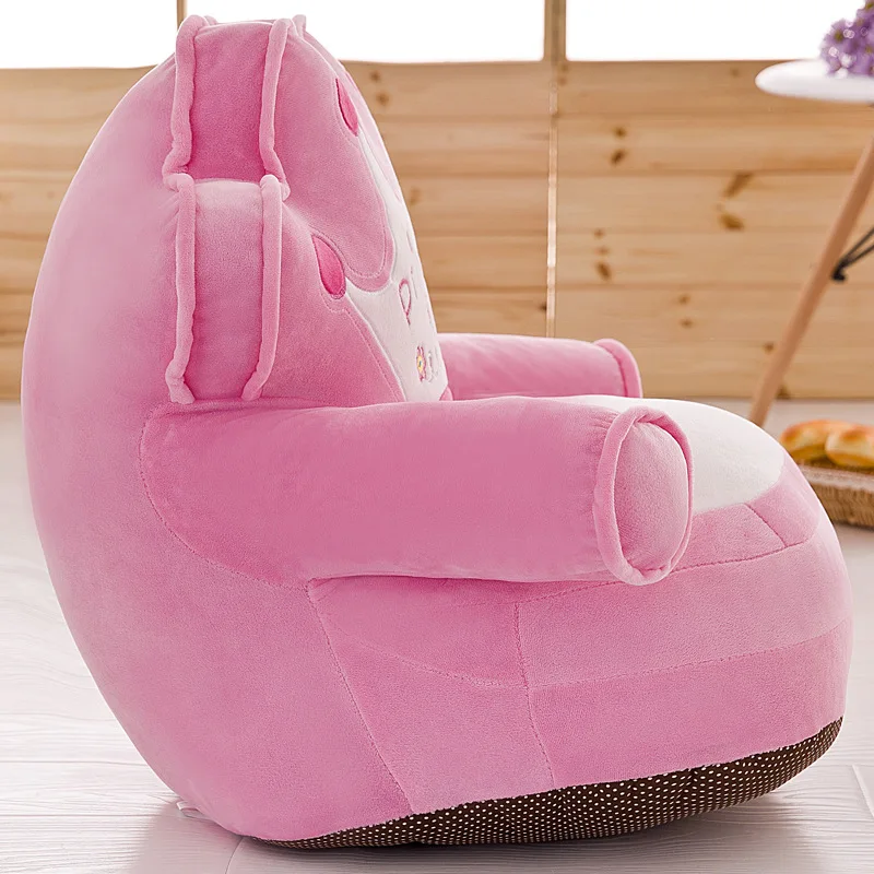 Kartun Bean Bag Penutup Portabel Sofa Penutup Dilepas Sofa Kosong Furnitur Bayi Turunan Perifer untuk 2-6 Tahun Anak