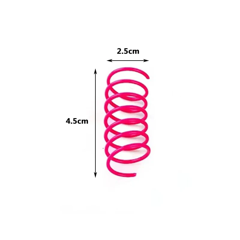 Cat color plastic spring cat toy color spring jumping cat toy toy scratch-resistant and bite cat pet supplies image 6