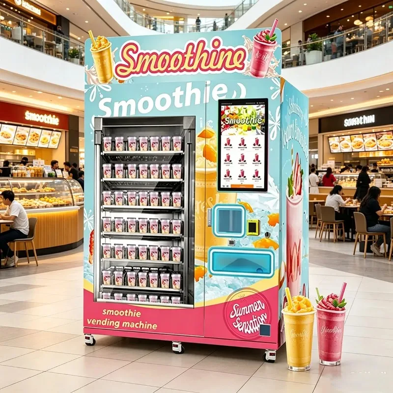 Automatic Touch-Screen Vending Machine Automat Fruit Sport Drink Smoothie Vending Machine FL Customized